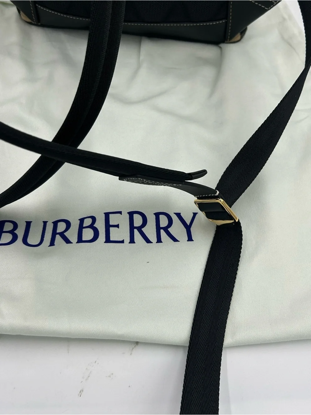 Burberry backpack signature